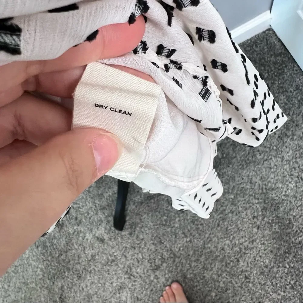 Sz M Chelsea & Violet White& Black Dress $79 MSRP